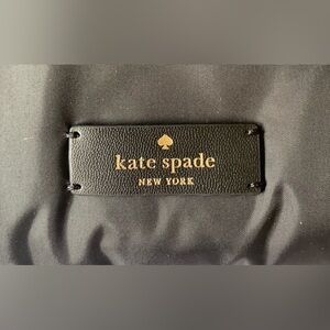 KATE SPADE black diaper nylon changing pad NWOT+++
